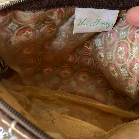 Vera Bradley Imperial Toile Brown Makeup Bag - Picture 5 of 5